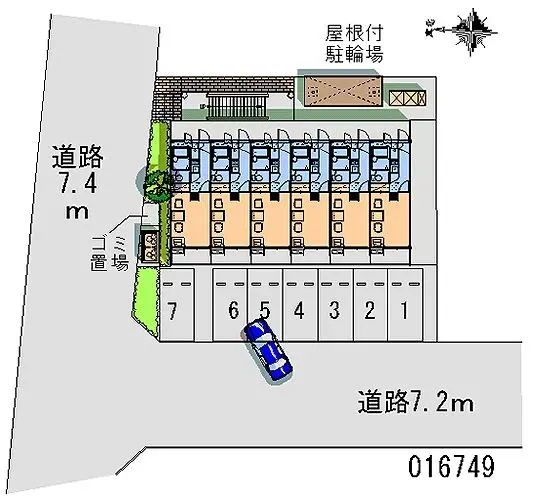 ★手数料０円★名古屋市南区駈上１丁目　月極駐車場（LP）